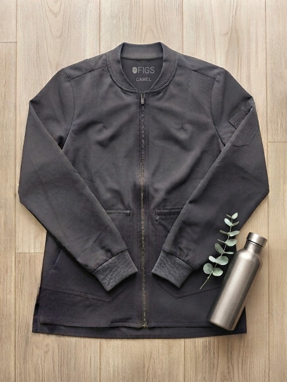 Figs Bellery Black Scrub Jacket Sz S Professional & Sleek PO # 1589